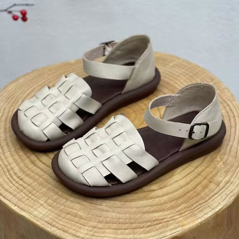xiangtuibao Summer New Women Sandals Flats Platform Shoes Fashion Sport Walking Casual Shoes Beach Rome Dress Buckle Chaussures Femme