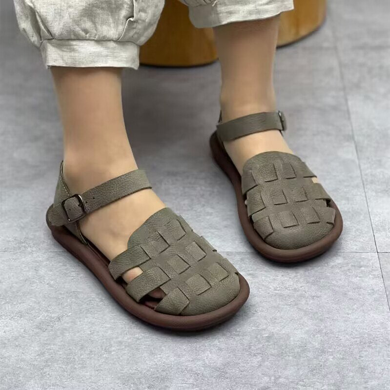 xiangtuibao Summer New Women Sandals Flats Platform Shoes Fashion Sport Walking Casual Shoes Beach Rome Dress Buckle Chaussures Femme