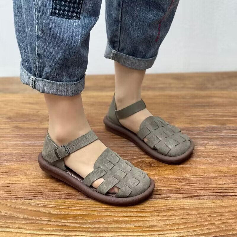 xiangtuibao Summer New Women Sandals Flats Platform Shoes Fashion Sport Walking Casual Shoes Beach Rome Dress Buckle Chaussures Femme
