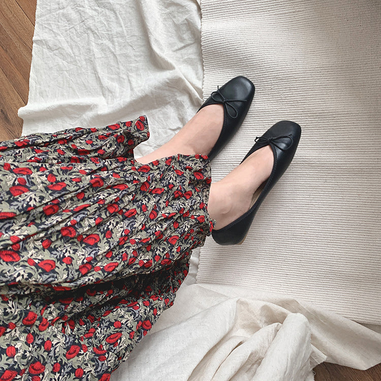 xiangtuibao Women Ballet Flat Shoes Comfortable Soft Boat Shoes Slip On Loafers Ballerina Shallow Slides Round Toe Casual Flats