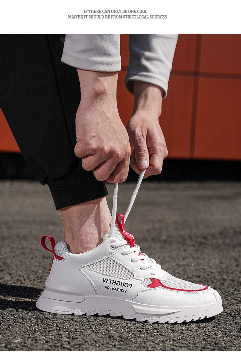 xiangtuibao Summer Breathable Mesh Shoes Casual Mens Sneakers Fashion Running Shoes Non-slip Men Shoes Trendy Heightening Shoes