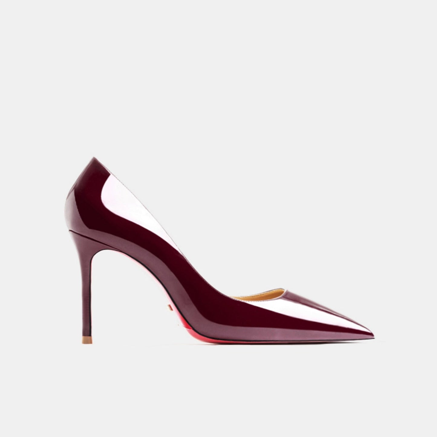 xiangtuibao Luxury Brand Genuine Leather Red Shiny Bottom Women's High Heel Shoes Sexy Classic Pumps Black 8cm 10cm 12cm Wedding Shoes Plus