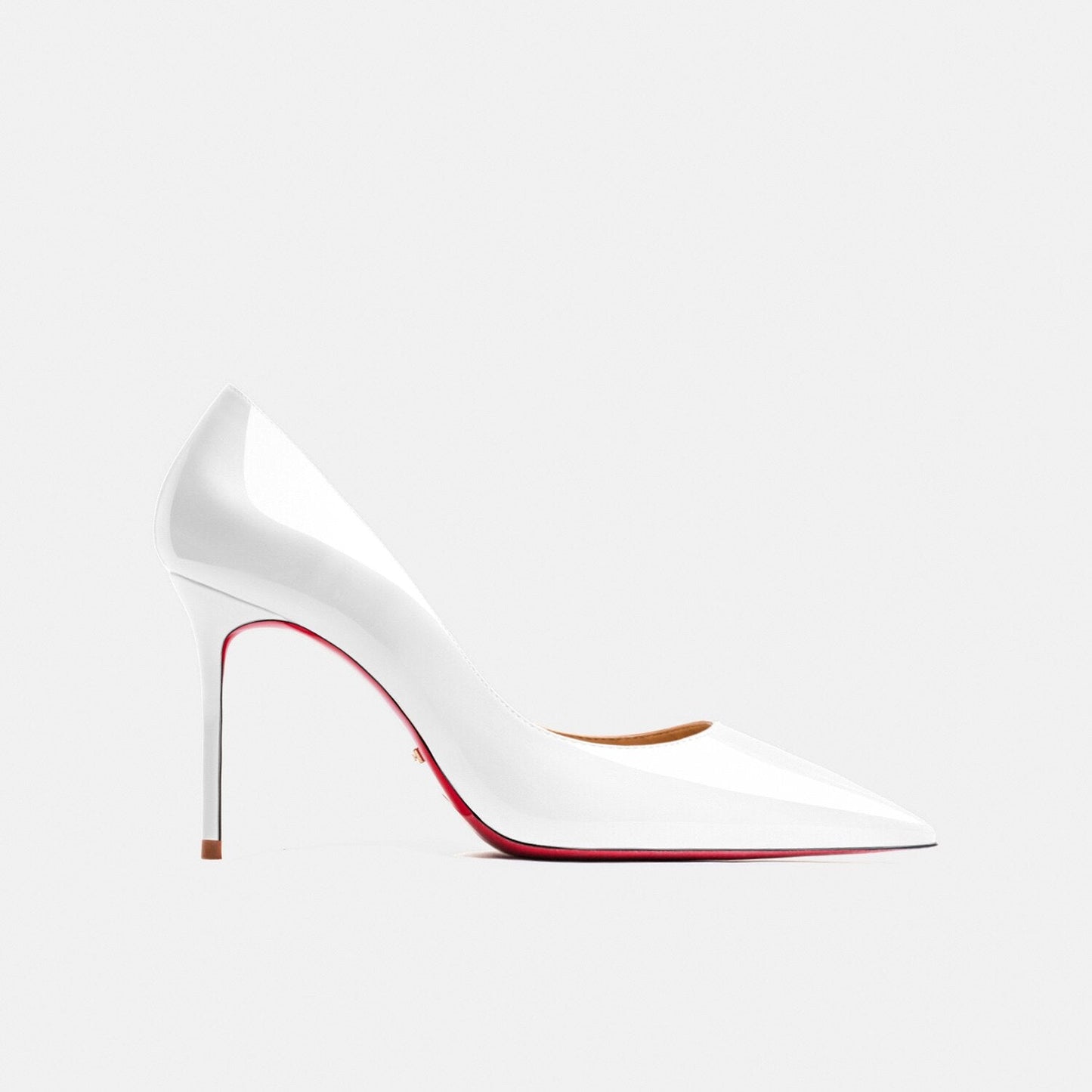 xiangtuibao Luxury Brand Genuine Leather Red Shiny Bottom Women's High Heel Shoes Sexy Classic Pumps Black 8cm 10cm 12cm Wedding Shoes Plus