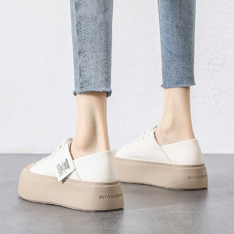 xiangtuibao Women New Sport Sneakers Flats Shoes Spring Autumn Casual Lace Up Walking Comfortable Loafers Non Slip Chaussures Femme
