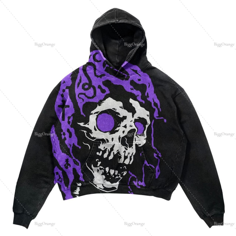 xiangtuibao Oversized Letter Print Streetwear High Quality Zip Hoodie Vintage High Street Sweatshirt Goth Harajuku Jacket Y2k Hoodies Men
