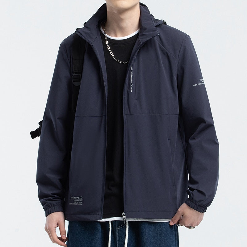 xiangtuibao Summer Lightweight Breathable Sun Protection UvProof Hooded Jacket UPF50+Skin Coat Single-Layer Men Thin Men Windbreaker Couple