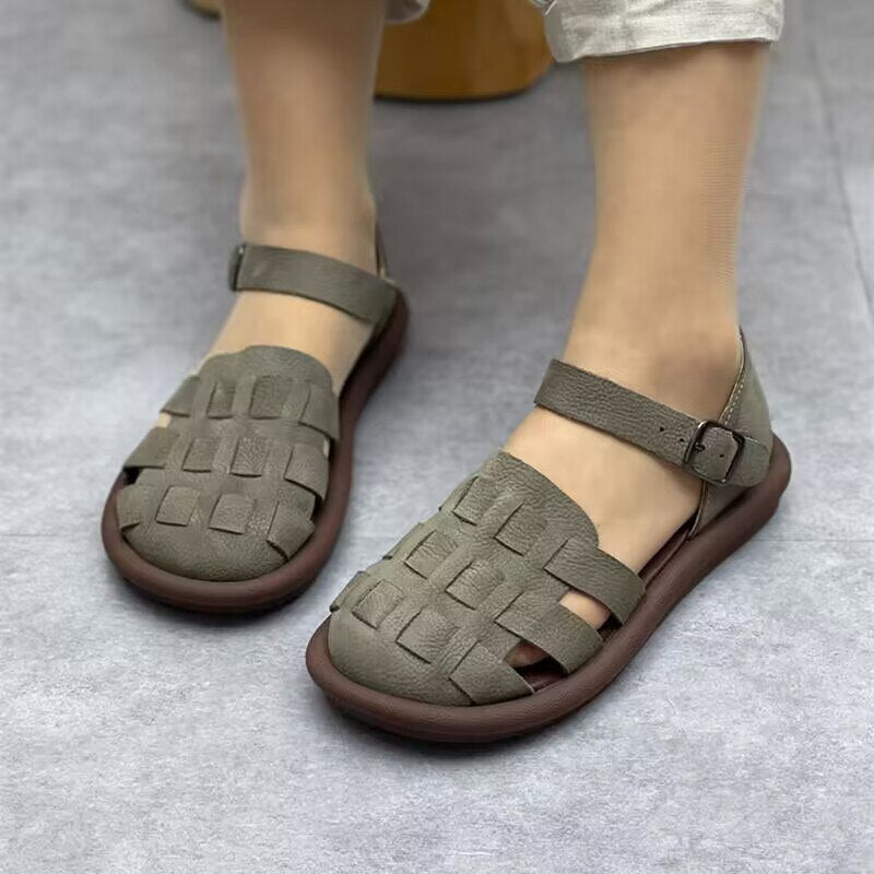 xiangtuibao Summer New Women Sandals Flats Platform Shoes Fashion Sport Walking Casual Shoes Beach Rome Dress Buckle Chaussures Femme