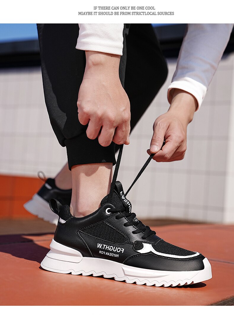 xiangtuibao Summer Breathable Mesh Shoes Casual Mens Sneakers Fashion Running Shoes Non-slip Men Shoes Trendy Heightening Shoes