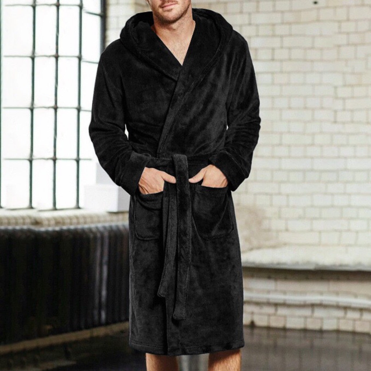 xiangtuibao Warm man more bigger sizes hooded patch pocket extended winter long robe men coats mens jacket coat men для мужчин 18+