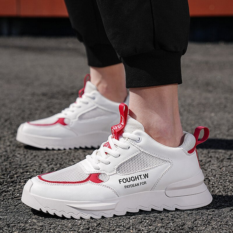 xiangtuibao Summer Breathable Mesh Shoes Casual Mens Sneakers Fashion Running Shoes Non-slip Men Shoes Trendy Heightening Shoes