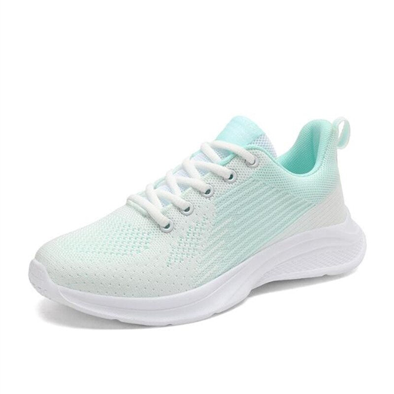 Spring Sneakers Women Casual Shoes Mesh Breathable Ladies Vulcanized Sports Shoes Female Platform Flats Chaussure Femme