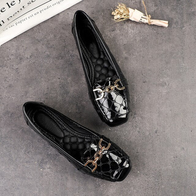 New Women Shoes Flats Designer Shoes Women Luxury Loafers Fashion Women's Flats Office Ladies Shoes YX534