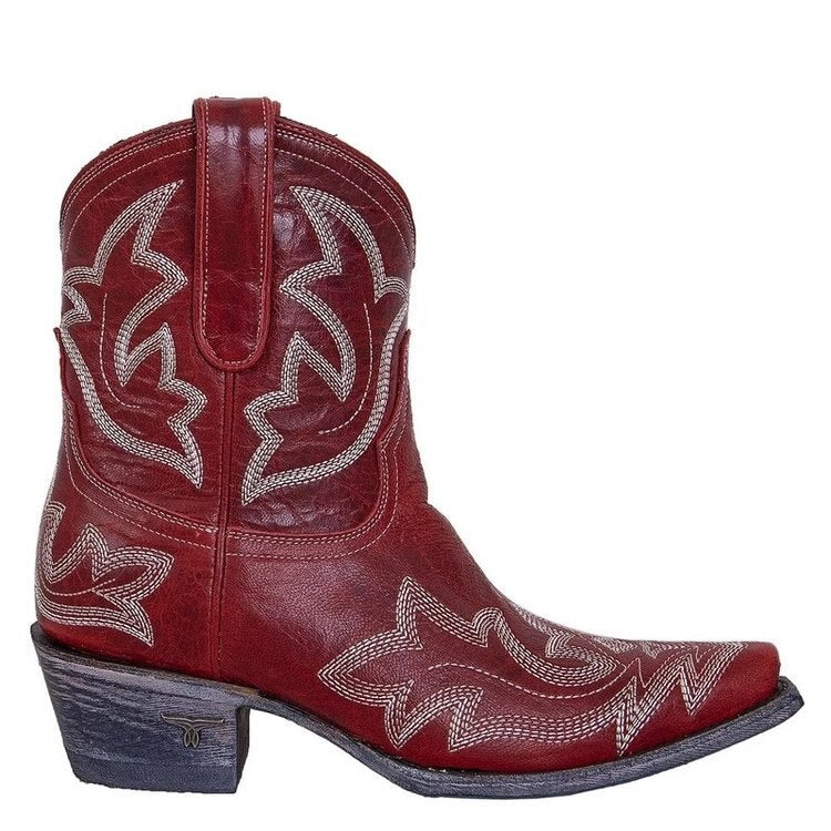 xiangtuibao Embroidery Botas Mujer Faux Leather Cowboy Ankle Boots For Women Wedge High Heel Boots Snake Print Western Cowgirl Boots