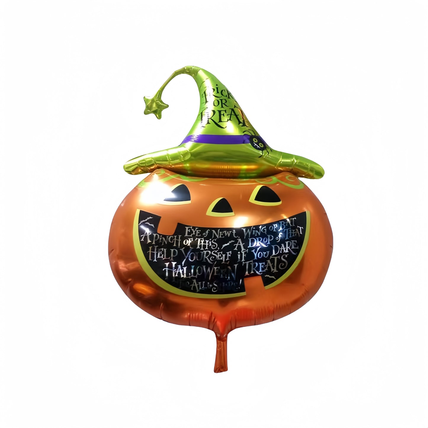 1pc Festive Theme Party Balloons - Santa Claus & Halloween Pumpkin Patterns, Aluminum Foil Balloons for Holiday Decorations, Suitable for Events, Photo Ops, & Shop Displays, Ages 14+