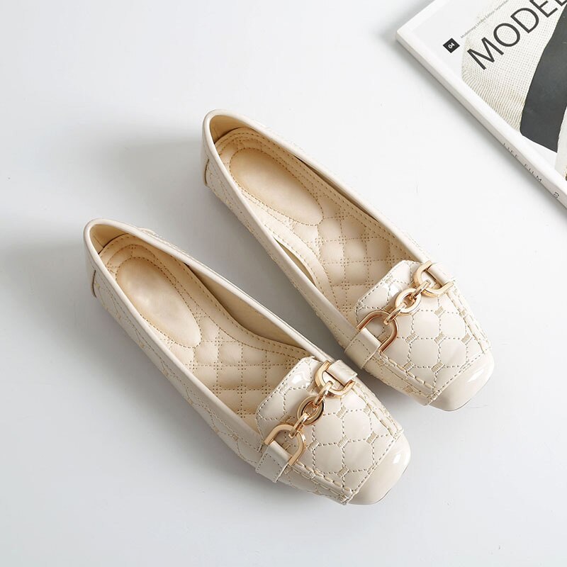 New Women Shoes Flats Designer Shoes Women Luxury Loafers Fashion Women's Flats Office Ladies Shoes YX534