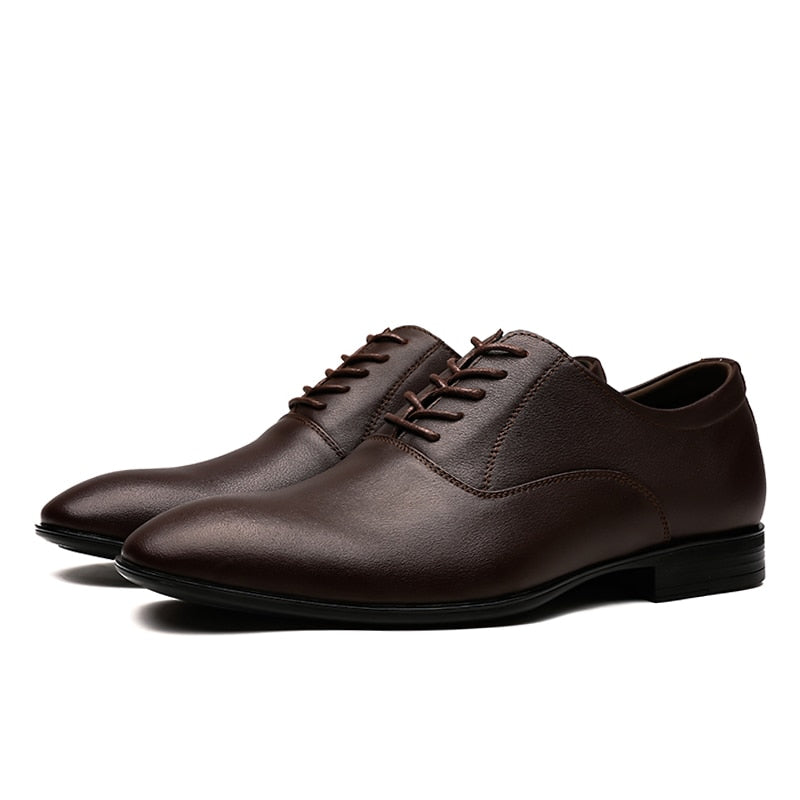 Luxury Oxford Genuine Leather Mens Shoes Brand Formal Shoes Top Quality Business Wedding Dress Italian Footwear Plus Size 49 50
