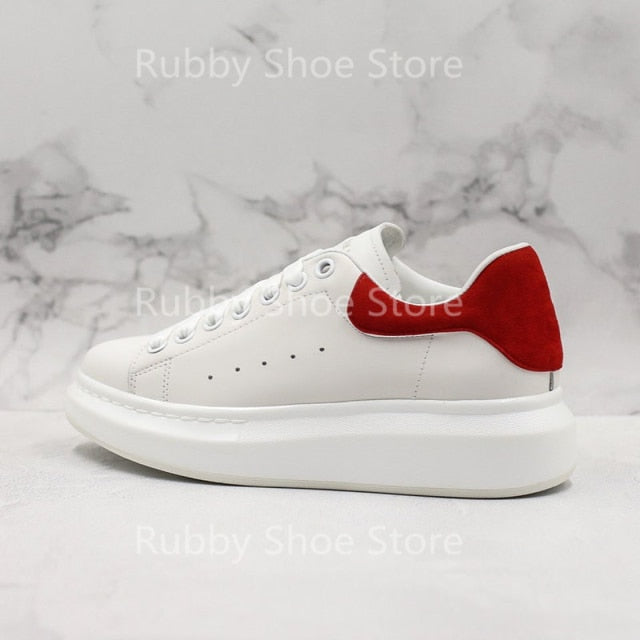 White Shoes Sneakers Designer Brand Luxury Women Platform Mcqueen Couple Shoes for Men Chaussure Femme Zapatos De Mujer RB5