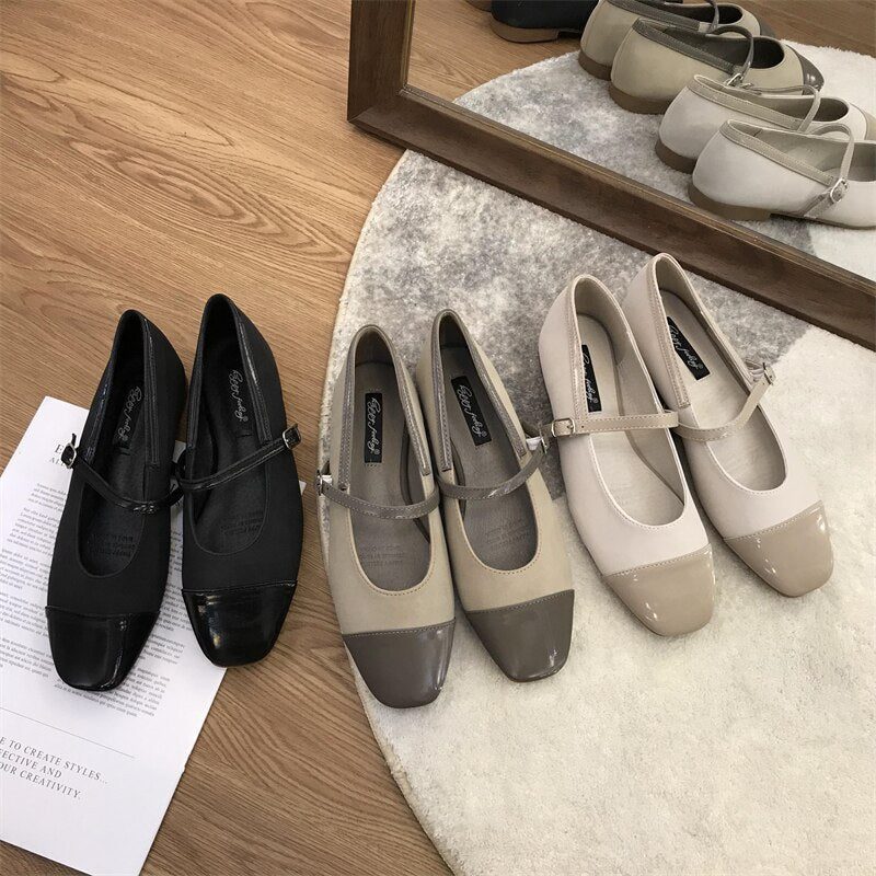 xiangtuibao Women Flats New Brand Top Quality Flat Shoes Casual Outdoor Shoes Ballet Flat Fashion Mix Color Round Toe Loafers