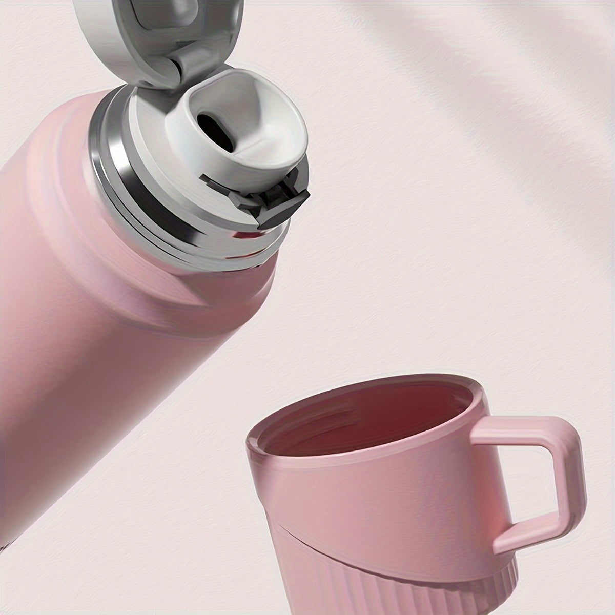 1pc, Vacuum Flask, 15.22oz 304 Stainless Steel Insulated Water Bottles, Travel Thermal Cups, For Hot And Cold Beverages, Summer Winter Drinkware, Gifts