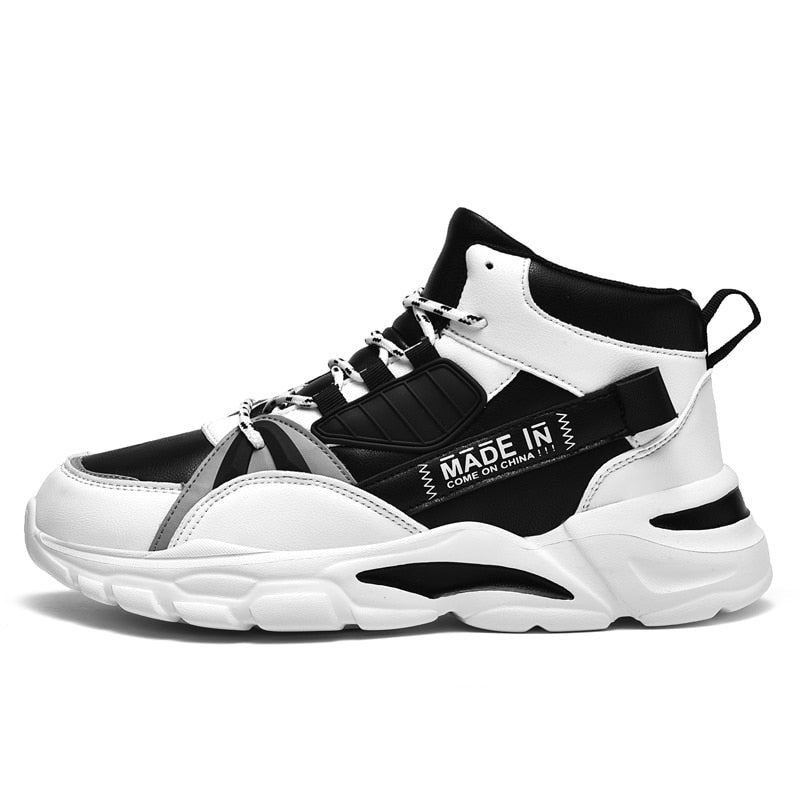 xiangtuibao Autumn Winter Men Shoes New Style Fashion Casual Sneakers Comfortable Korean Style Old Dad Shoes for Men High Top Walking Shoes