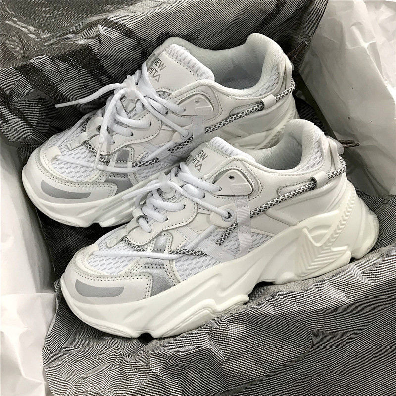 Plus Size Women's Sneakers 41 42 43 Women Big Shoes Trainers Stylish Unisex Chunky Sneaker Women Men's Fashion Casual Shoes