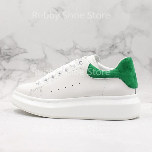 White Shoes Sneakers Designer Brand Luxury Women Platform Mcqueen Couple Shoes for Men Chaussure Femme Zapatos De Mujer RB5