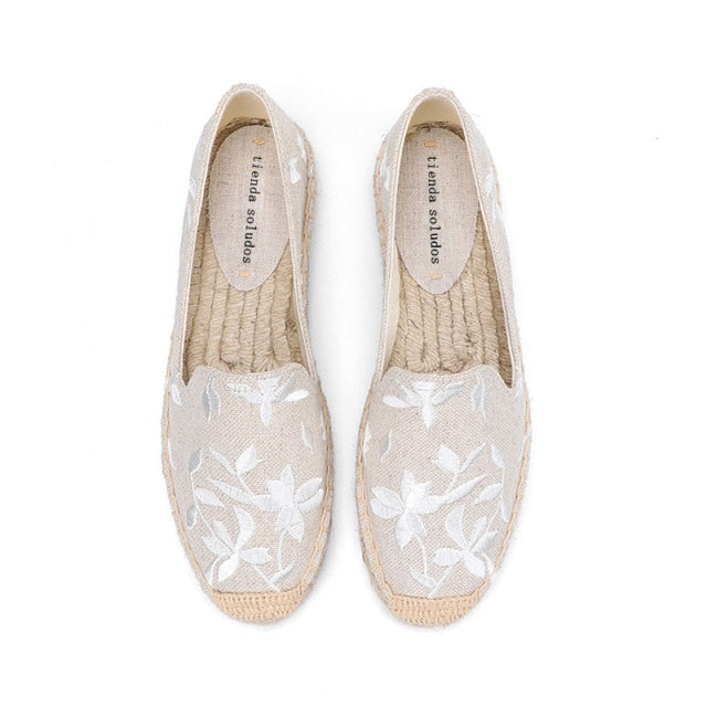xiangtuibao Flat Platform Hemp Rushed Real Zapatillas Mujer Casual Sapatos Tienda Soludos Womens Espadrilles Shoes Moccasins Work