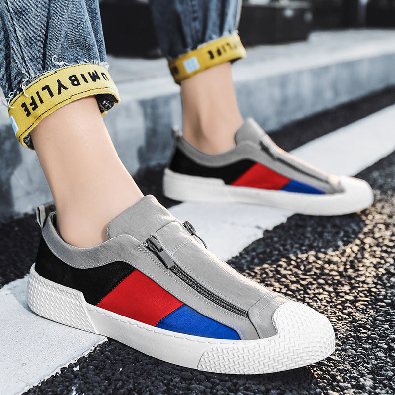 Casual Shoes Men Breathable Canvas Shoes New Fashion Men Flats Trending Sneakers Men Slip on Loafers