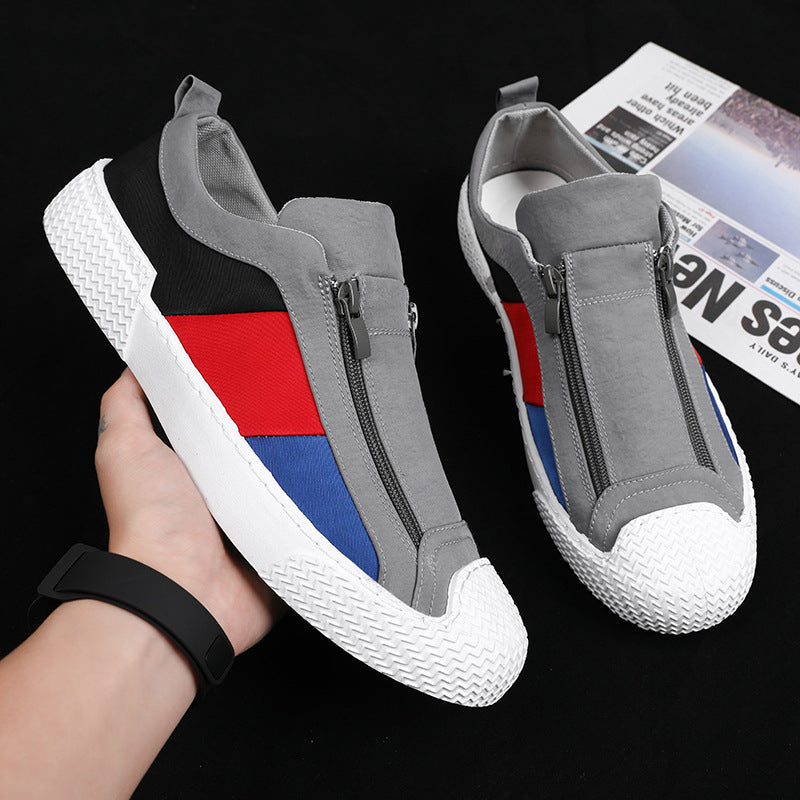Casual Shoes Men Breathable Canvas Shoes New Fashion Men Flats Trending Sneakers Men Slip on Loafers