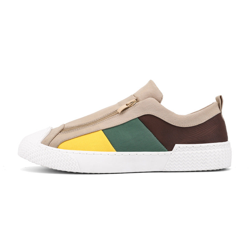 Casual Shoes Men Breathable Canvas Shoes New Fashion Men Flats Trending Sneakers Men Slip on Loafers