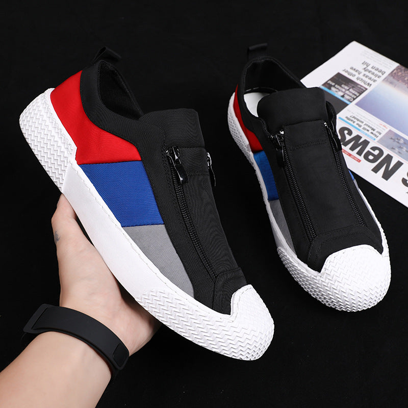 Casual Shoes Men Breathable Canvas Shoes New Fashion Men Flats Trending Sneakers Men Slip on Loafers