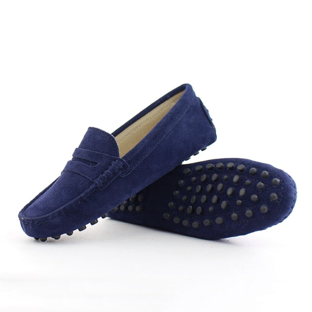 xiangtuibao Shoes Women 100% Genuine Leather Women Flat Shoes Casual Loafers Slip On Women's Flats Shoes Moccasins Lady Driving Shoes