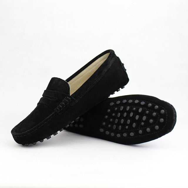 xiangtuibao Shoes Women 100% Genuine Leather Women Flat Shoes Casual Loafers Slip On Women's Flats Shoes Moccasins Lady Driving Shoes