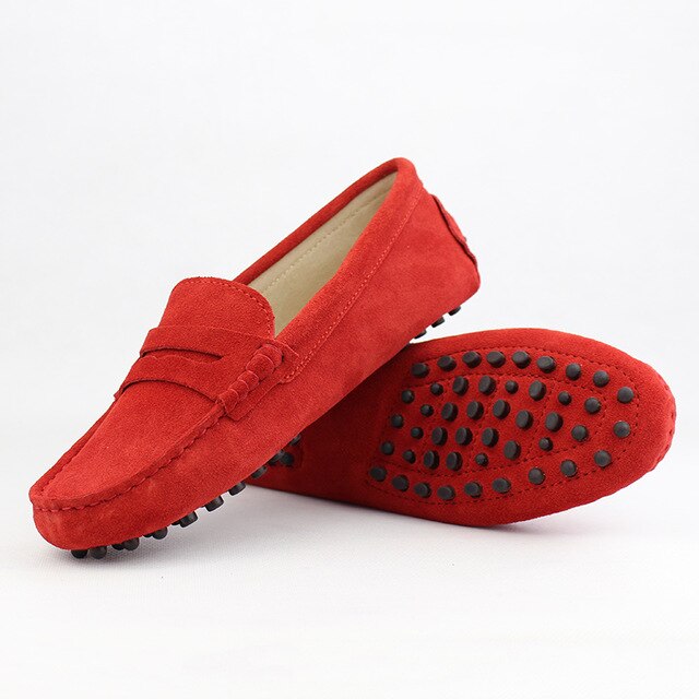 xiangtuibao Shoes Women 100% Genuine Leather Women Flat Shoes Casual Loafers Slip On Women's Flats Shoes Moccasins Lady Driving Shoes