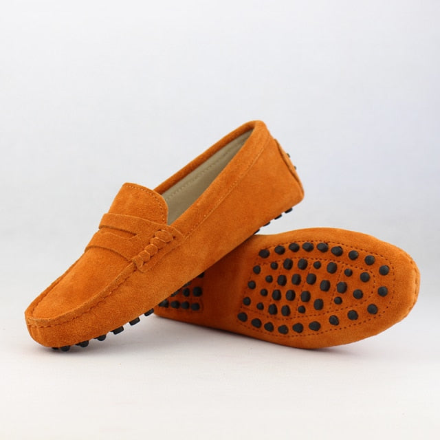 xiangtuibao Shoes Women 100% Genuine Leather Women Flat Shoes Casual Loafers Slip On Women's Flats Shoes Moccasins Lady Driving Shoes