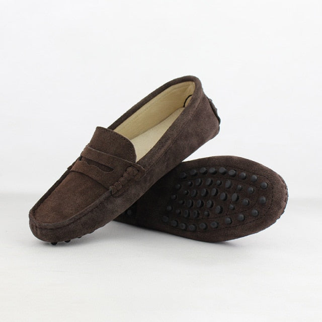 xiangtuibao Shoes Women 100% Genuine Leather Women Flat Shoes Casual Loafers Slip On Women's Flats Shoes Moccasins Lady Driving Shoes