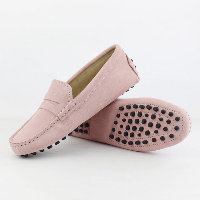 xiangtuibao Shoes Women 100% Genuine Leather Women Flat Shoes Casual Loafers Slip On Women's Flats Shoes Moccasins Lady Driving Shoes