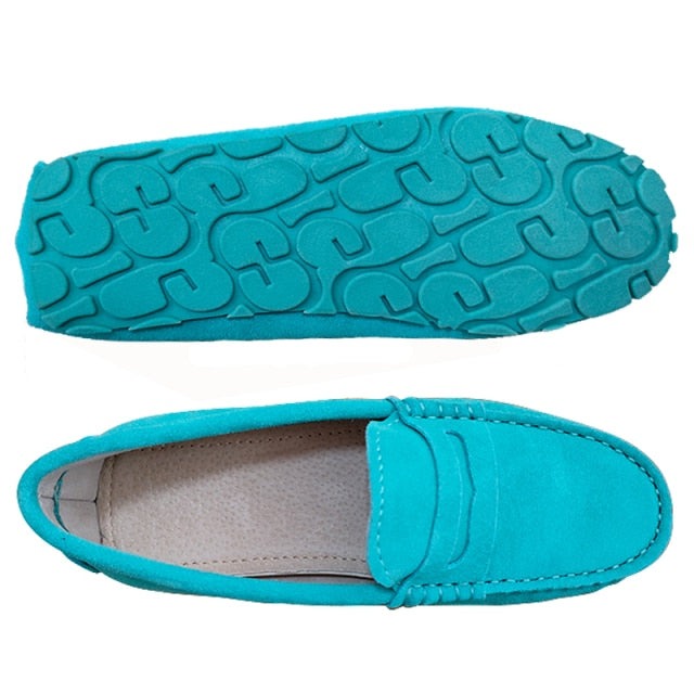 xiangtuibao Shoes Women 100% Genuine Leather Women Flat Shoes Casual Loafers Slip On Women's Flats Shoes Moccasins Lady Driving Shoes