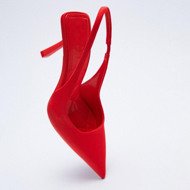 High Heels Pointed Toe Lace-Up Shallow Mouth Slip On Women's High-Heeled Shoes Sexy Pump Sandals Ladies Spikes Gold Slip-On Beig