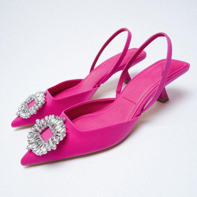 High Heels Pointed Toe Lace-Up Shallow Mouth Slip On Women's High-Heeled Shoes Sexy Pump Sandals Ladies Spikes Gold Slip-On Beig