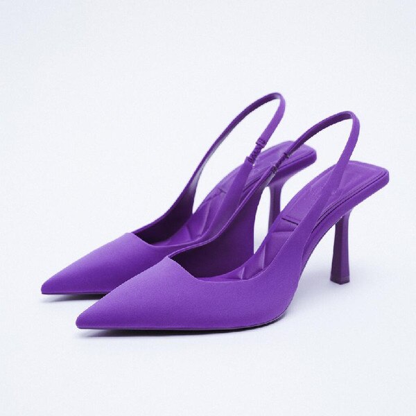 High Heels Pointed Toe Lace-Up Shallow Mouth Slip On Women's High-Heeled Shoes Sexy Pump Sandals Ladies Spikes Gold Slip-On Beig