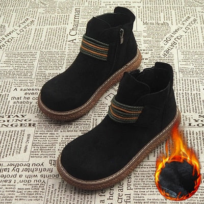 xiangtuibao Harajuku Martin Boots British Wind Short Boots New Mori Literary Retro Thick Bottom Women's Ankle Boots Big Head Doll Shoes