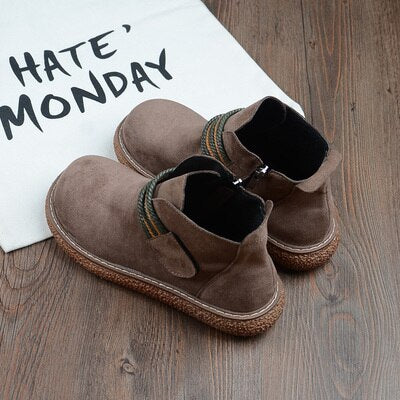 xiangtuibao Harajuku Martin Boots British Wind Short Boots New Mori Literary Retro Thick Bottom Women's Ankle Boots Big Head Doll Shoes