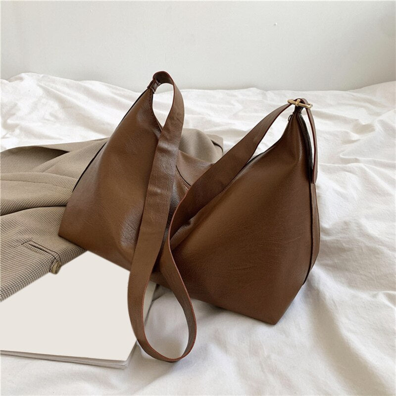 Women Leather Handbags Women's PU Tote Bag Large Capacity Female Shoulder Bags Solid Casual Women Bags Bolsas Femininas