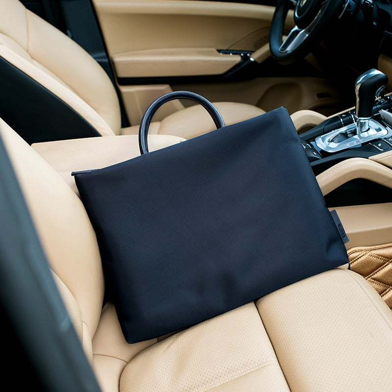 Laptop Bag 13 14 15 15.6 inch Handbag Women Notebook Bag For Macbook Pro Air 13 Case Xiaomi Asus PU Handle Luxury Computer Bag