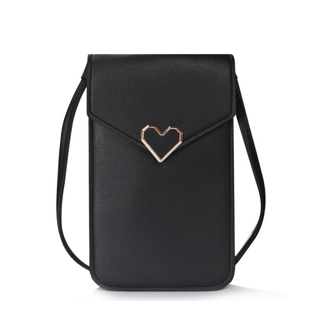Touch Screen Cell Phone Purse Smartphone Wallet Leather Shoulder Strap Handbag Women Bag for Iphone X S10 Huawei P20