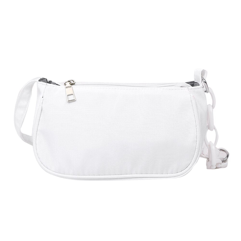Classic Texture Fashion Women Nylon Totes Shoulder Bag Creative Design Chic Leisure Simple Female Street Style Handbag Purse