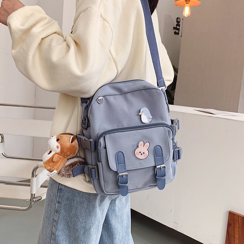 Mini Backpack Women Kawaii Shoulder Bag for Teenage Girls Multi-Function Small Bagpack Ladies Fashion Travle School Backpacks