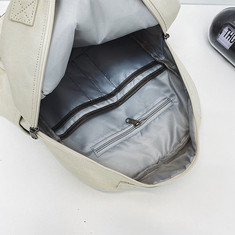 New Green Leisure Backpack Teen College Student Girl Bookl Bag Boy Travel Rucksack Fashion Women's School Bag Female Mochila