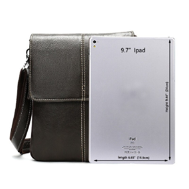 Men's Shoulder Bag For Men Oil Leather Small Messenger Bag Men's Genuine Leather Crossbody/males Bags For Men Handbag